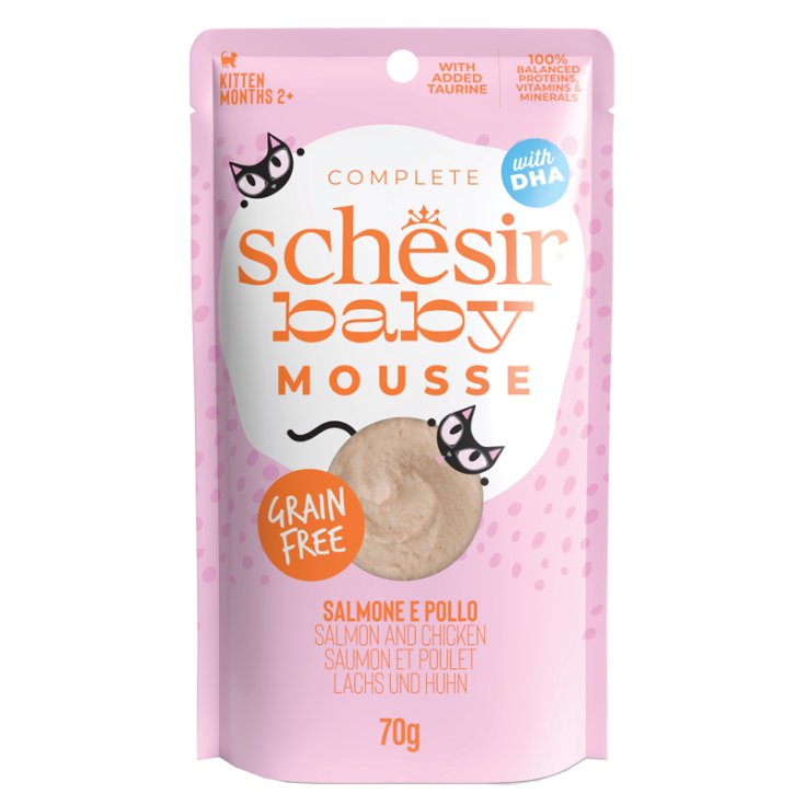 Schesir Gatto Baby Mousse Salmone 70 gr Schesir Gatto Baby Mousse Salmone 70 gr